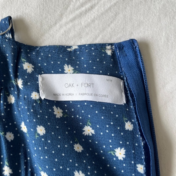 Dress with Straps (Oak + Fort) Blue Print, Medium - Picture 4 of 5